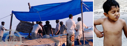 Kerala, Varkala am Strand, 2013